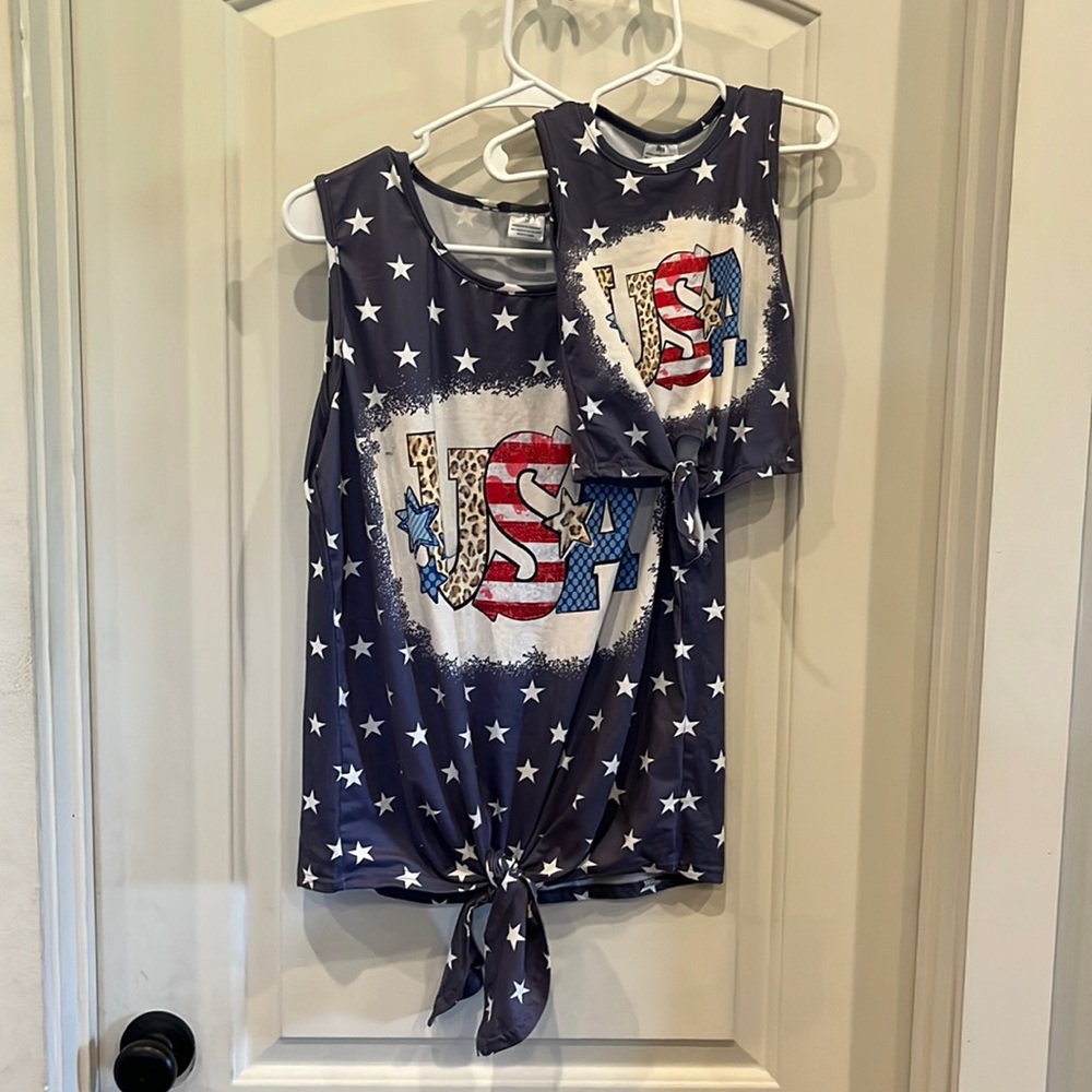 Mommy & Me USA Tanks